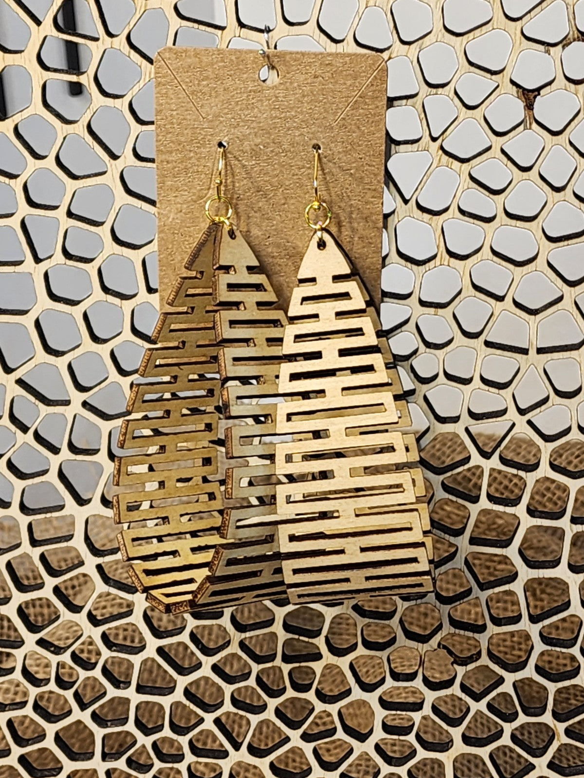 Large Wooden Earrings