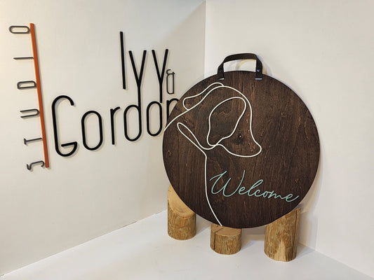 Welcome Sign For Dog Lovers