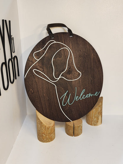 Welcome Sign For Dog Lovers