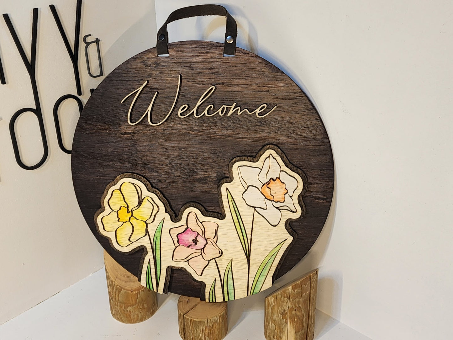 4 Seasons Magnetic Welcome Sign