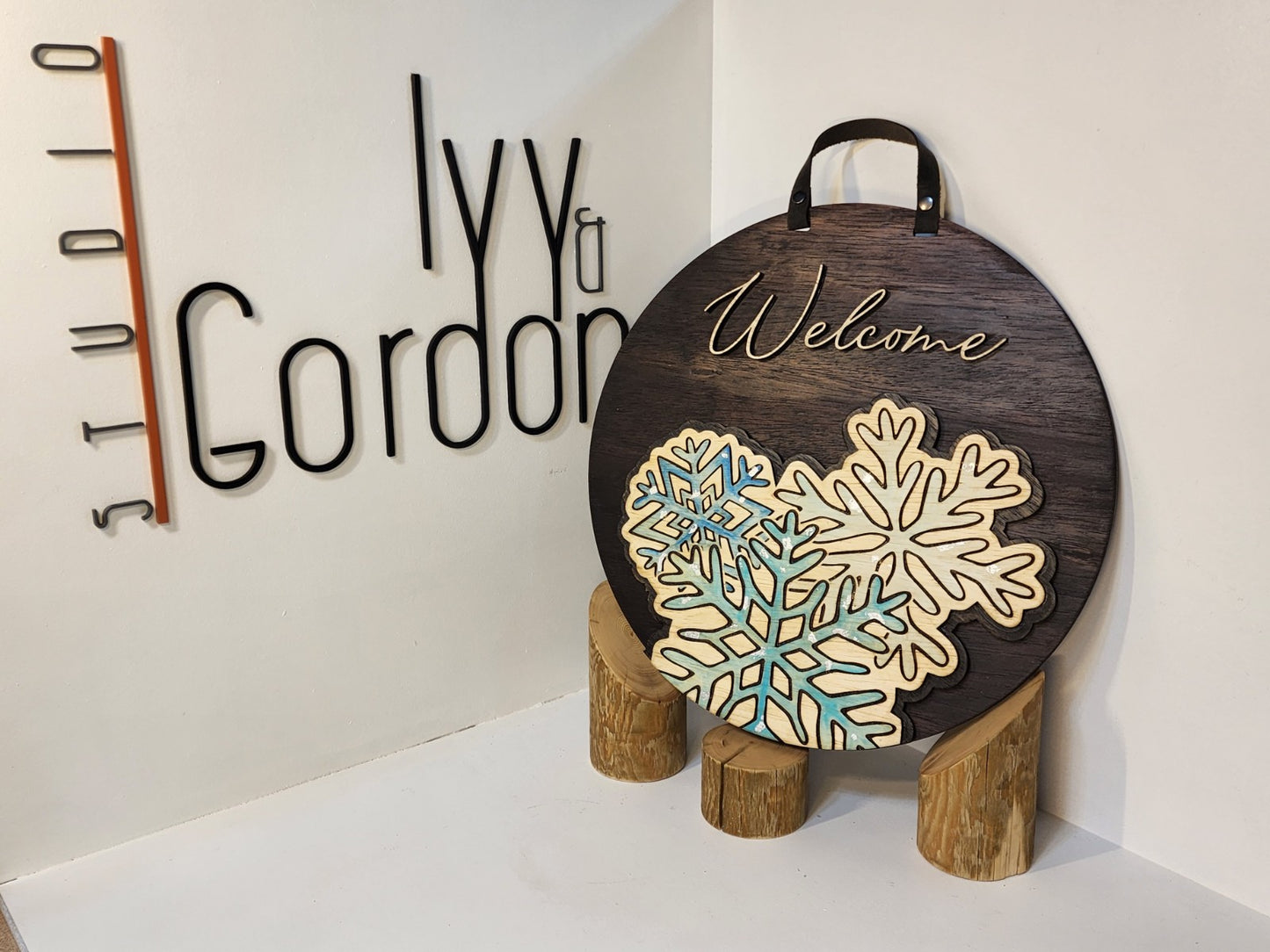 4 Seasons Magnetic Welcome Sign