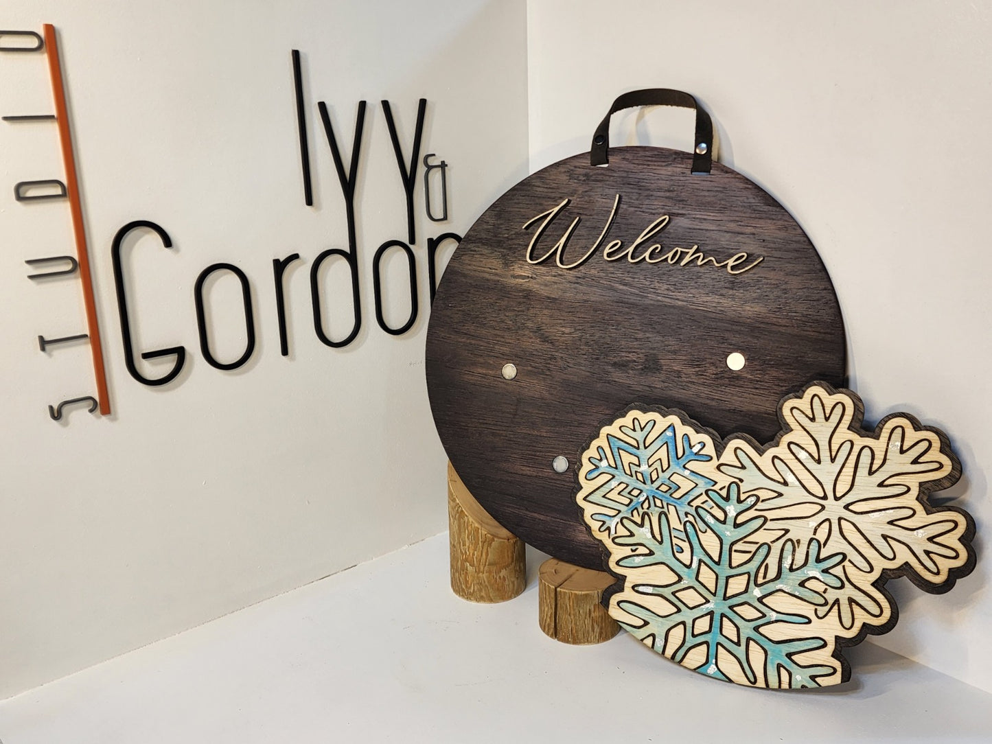 4 Seasons Magnetic Welcome Sign