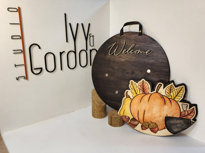 4 Seasons Magnetic Welcome Sign