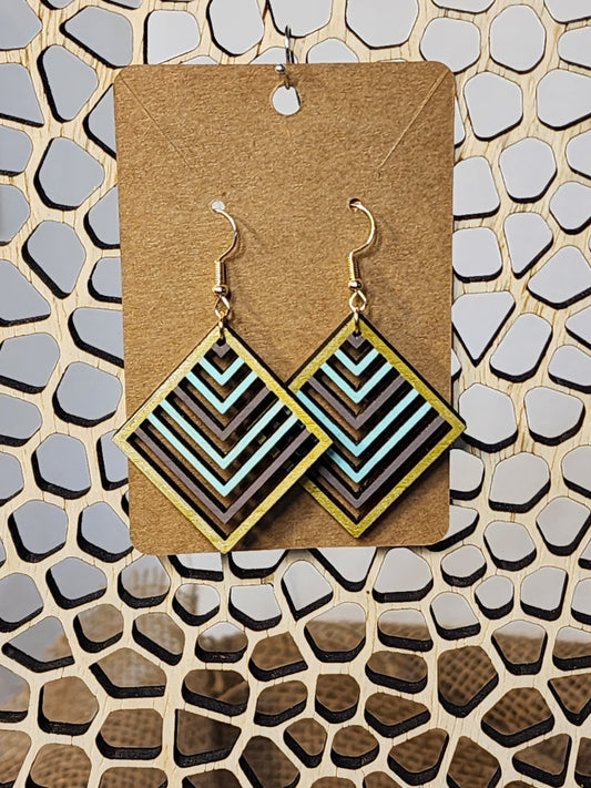 Diamond Shaped Earrings