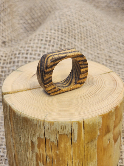 Tiger Wood Ring