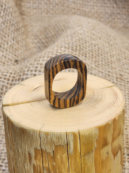 Tiger Wood Ring
