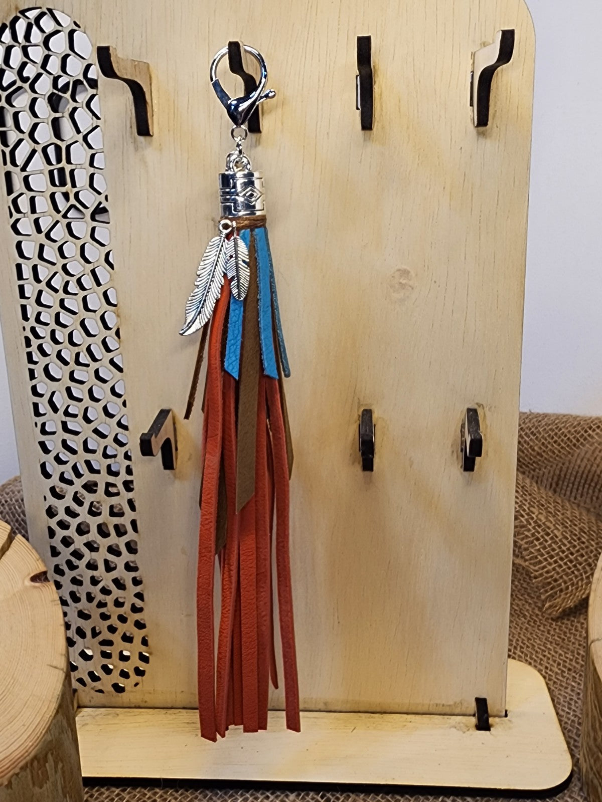 Long Genuine Leather 3 color Tassel