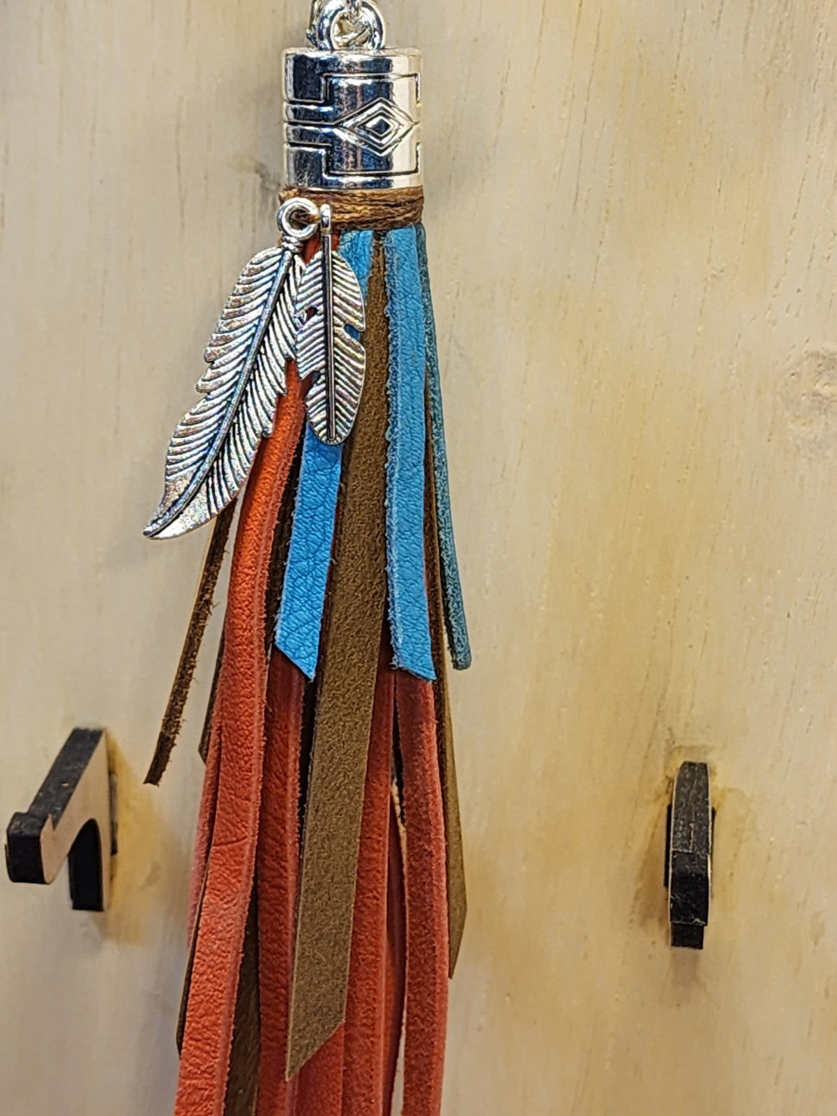 Long Genuine Leather 3 color Tassel