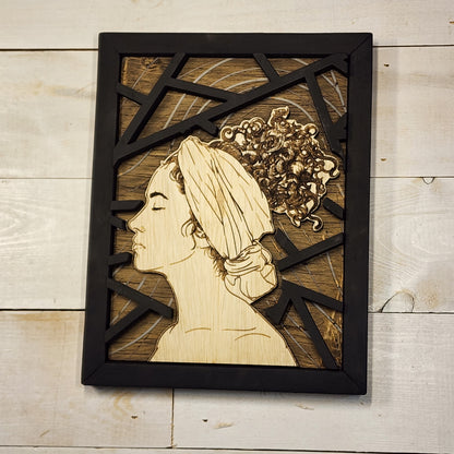 Dimensinal Woman Portrait