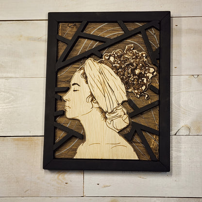Dimensinal Woman Portrait