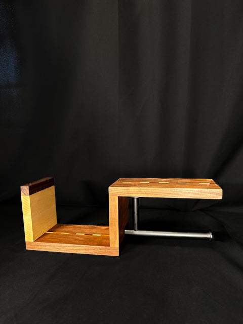 Toilet Paper Holder with Shelves