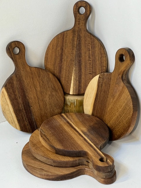 Acacia Charcuterie Small Board (Set of 2)