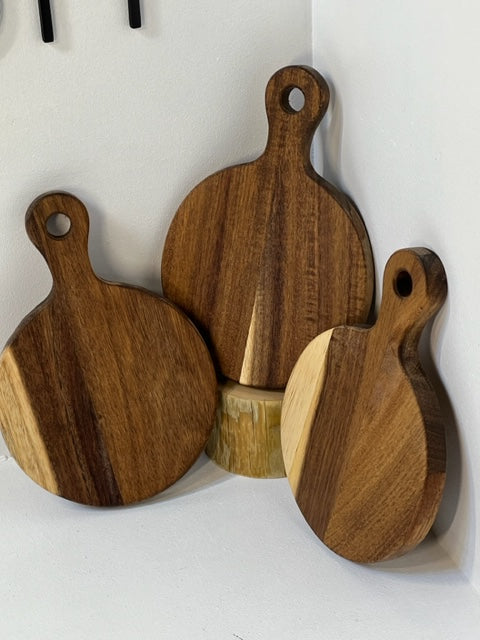 Acacia Charcuterie Small Board (Set of 2)